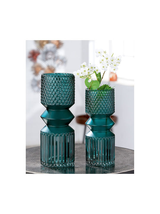 ArteLibre Decorative Vase Turquoise 30cm