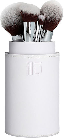 Ilu Ilu Make-up Zubehör Bürsten-Tragekoffer Weiß