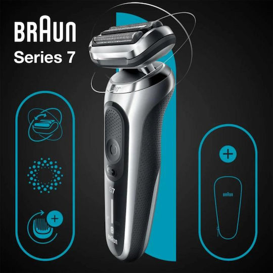 Braun Series 7 S6503785 Foil Aparat de Ras Electric Față Reîncărcabil