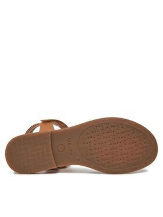 Geox Παιδικά Πέδιλα J Sandal Karly Μπεζ