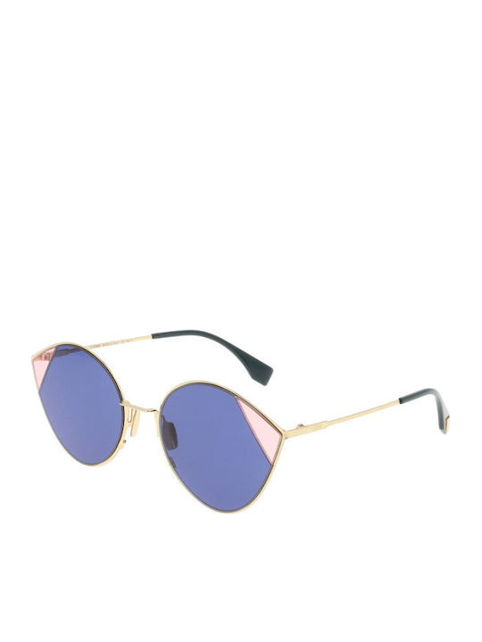 Fendi Ochelari de soare Χρυσά cu Cadru Fendi Ochelari de soare Χρυσά cu Cadru