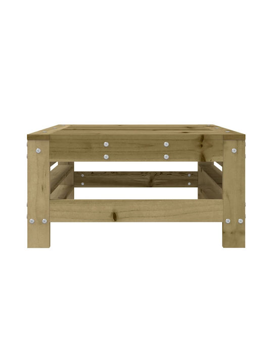 Wooden Garden Stool Cube Outdoor Pink 57.5x57.5x30cm