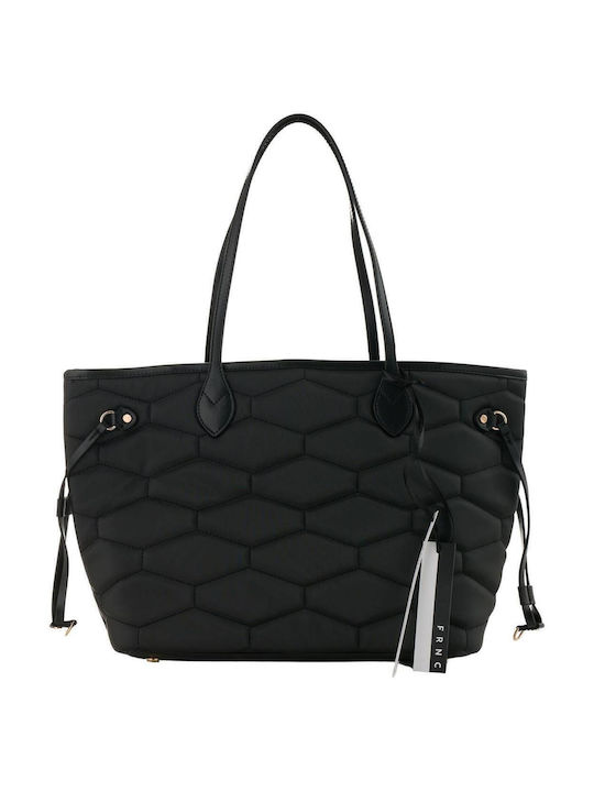 Set Geantă de damă Shopper De umăr Neagră