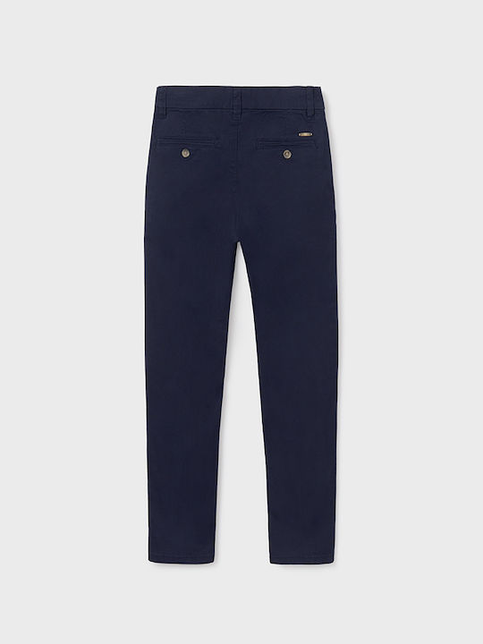 Mayoral Kids Trousers Navy Blue