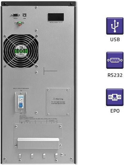 Qoltec 53982 UPS On-Line 6000VA 4800W