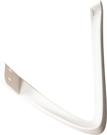 HomeMarkt Arm for Office Chair Polypropylene 2 Pieces White