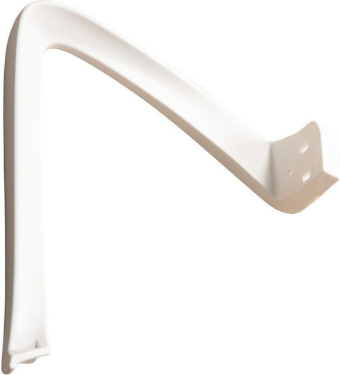 HomeMarkt Arm for Office Chair Polypropylene 2 Pieces White