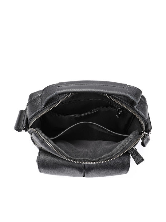 Leather Men's Bag Shoulder / Crossbody Black