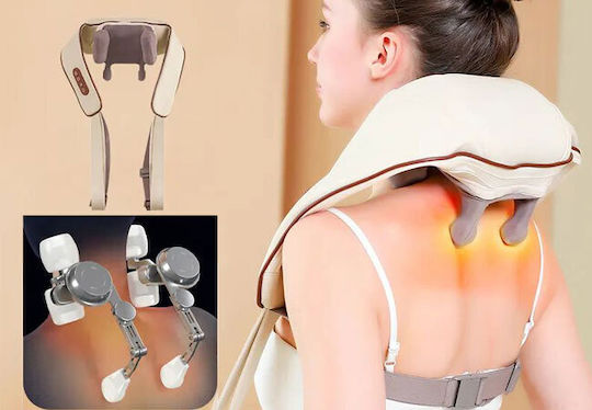 Massage Device Shiatsu for the Neck & the Back with Infrared Heat Green