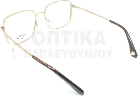 Paul Frank Weiblich Metallisch Brillenrahmen Gold 8196 3340