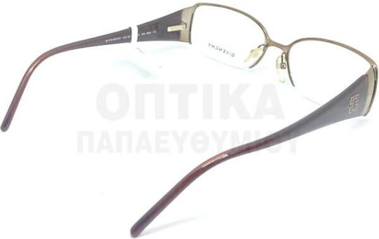 Givenchy Femei Metalic Rame Ochelari Auriu