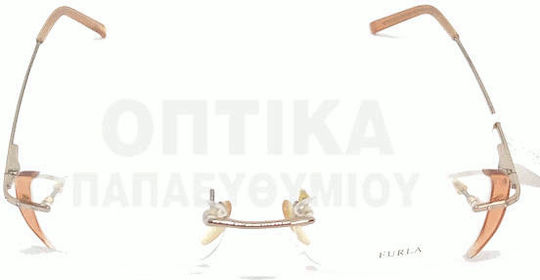 Furla Rama Metalică Transparentă Pentru Femei 4071S