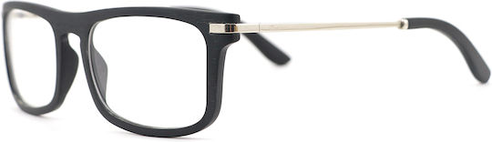 Daponte Wooden Prescription Eyeglass Frame Blue DAP013BS