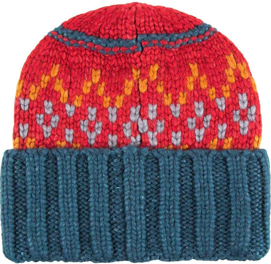 Beanie Unisex Beanie Knitted in Burgundy color
