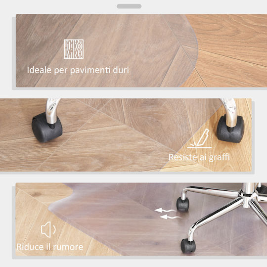 HomCom Προστατευτικό Δαπέδου Γραφείου 120x90cm A2-0024