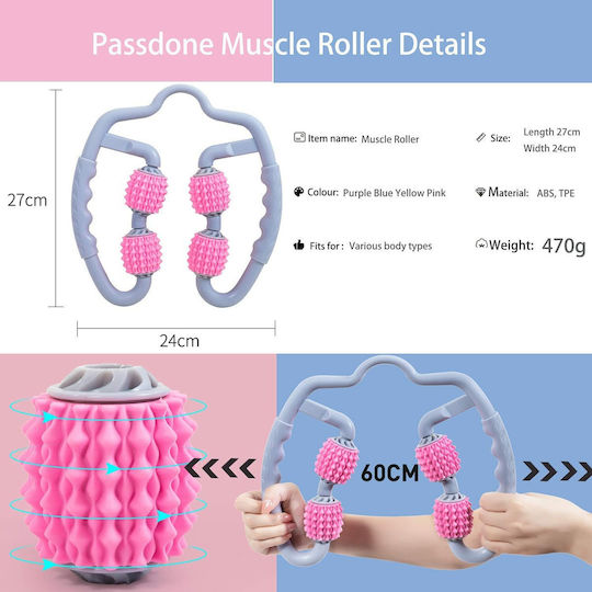 Roller Massage for the Neck, the Legs & the Hands