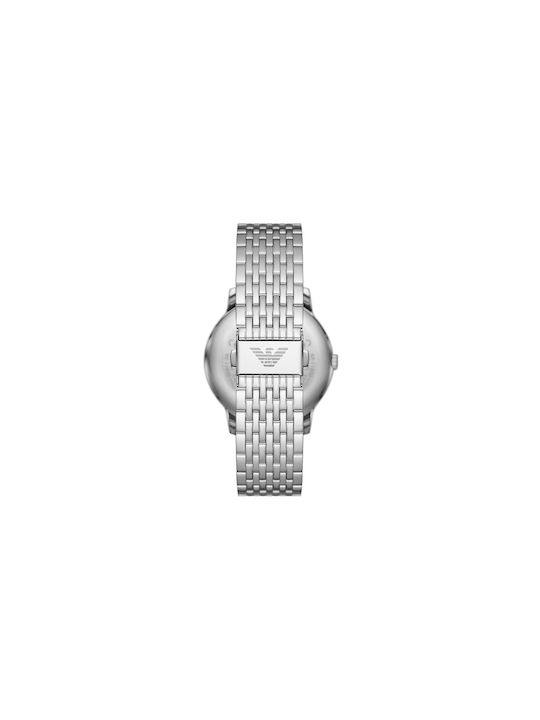 Emporio Armani Watch Battery with Gray Metal Bracelet