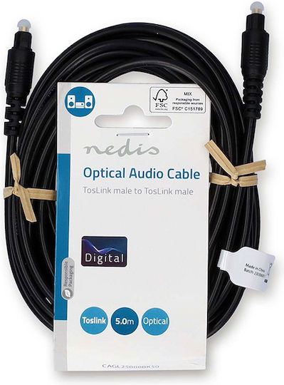 Nedis 5m TOS male Optical Cable (CAGL25000BK50)
