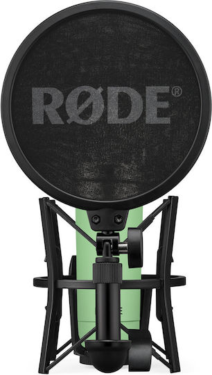 Rode NT1 5th Generation Signature Series Кондензаторен Микрофон XLR Шоково монтиран за Вокали в Green Цвят
