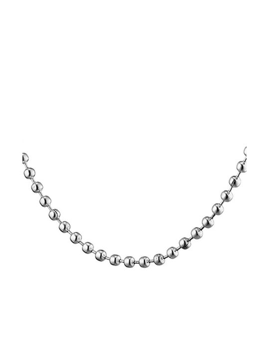 Verorama Chain Neck from Steel Thin Thickness 2.1mm and Length 60cm