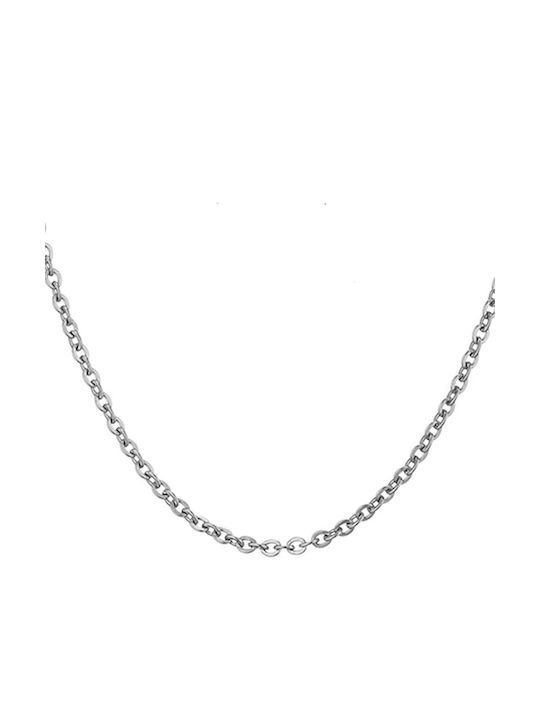 Verorama Chain Neck from Steel Thin Thickness 1.9mm and Length 80cm