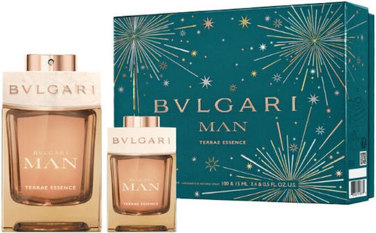 Bvlgari Man Terrae Essence Herren Set mit Eau de Parfum 2Stück