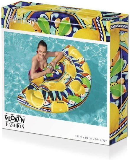 Bestway Inflatable Beach Mattress Yellow 89cm