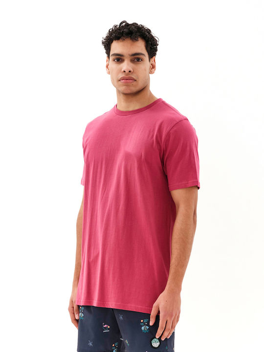 Emerson Herren T-Shirt Kurzarm Rosa