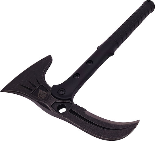 Topor de supraviețuire Adventure, Oțel inoxidabil, Negru, 41 Cm