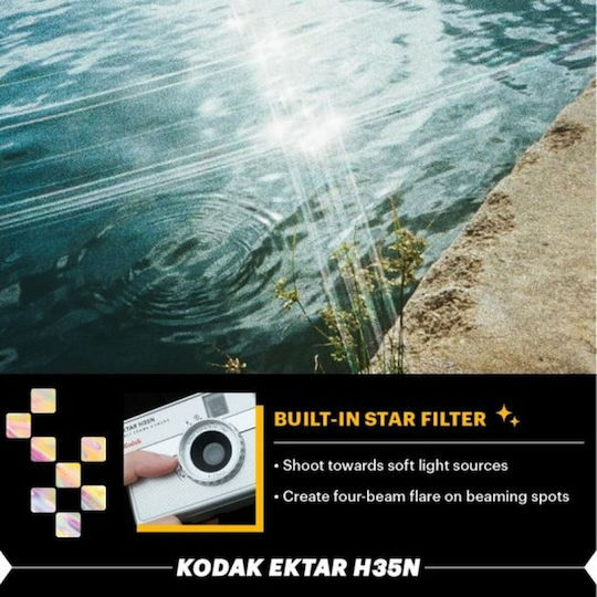 Kodak Ektar H35 Camera Film Striped Silver