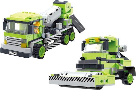 Lean Toys Τουβλάκια Concrete Roller για 6+ Ετών 369τμχ