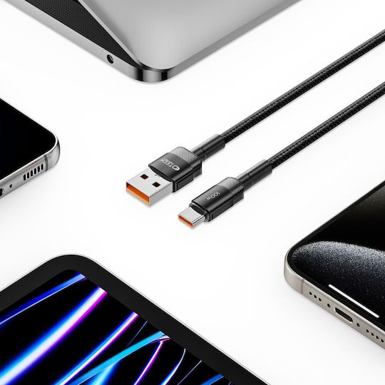Tech-Protect Ultraboost Evo USB 2.0 Cable USB-C male - USB-A 100W Black 0.25m