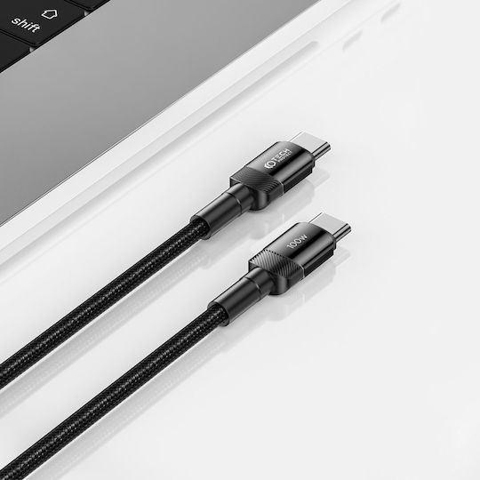 Tech-Protect Ultraboost Evo USB 2.0 Cable USB-C male - USB-C 100W Black 0.5m
