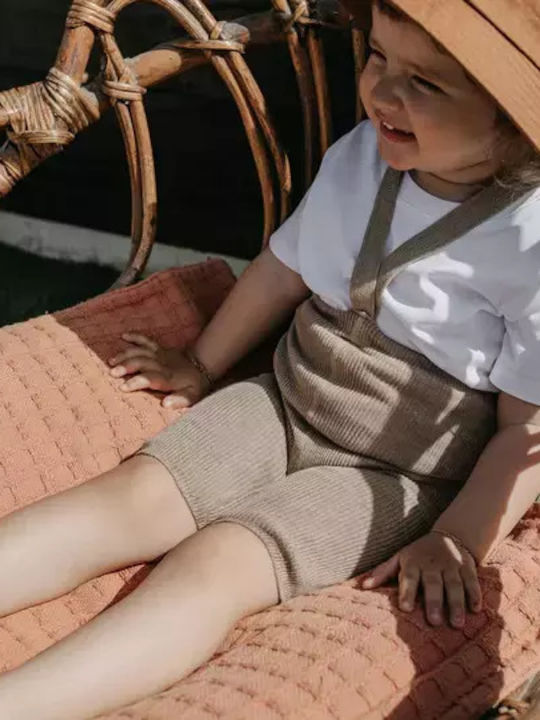Kinder Leggings Kurz Beige