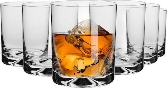 Krosno Mixology Water / Whisky Glasses Grey 260ml 6 Pieces