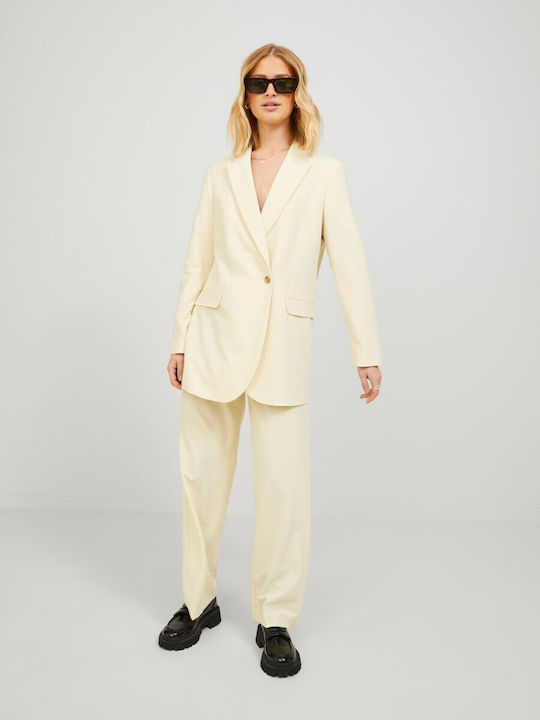 Jack & Jones Mary Blazer Μακρύ Γυναικείο Σακάκι