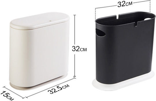 Shally Dogan Plastic Perie de toaletă 9lt Alb