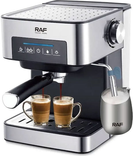 Raf R.136 Μηχανή Espresso 850W Πίεσης 15bar Μπλε