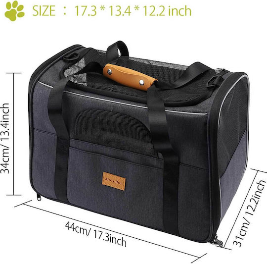 Morpilot Umhängetasche für Hunde / Katzen bis 7kg Gray