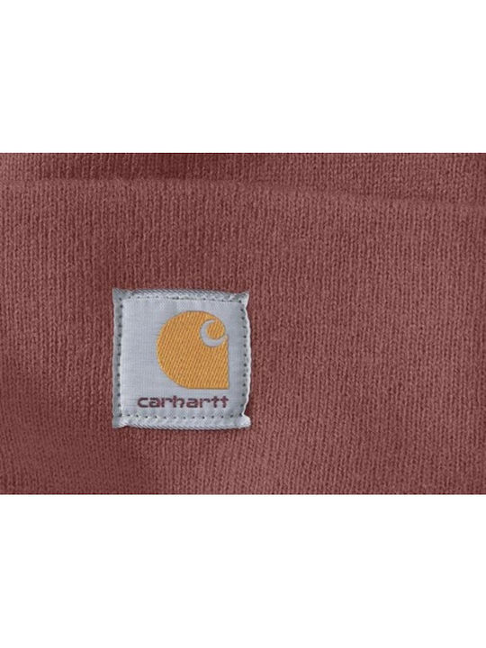 Carhartt Watch Hat Beanie Unisex Σκούφος Πλεκτός σε Μωβ χρώμα