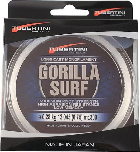 Tubertini Surf Πετονιά Ψαρέματος Διάφανη 300m / 0.3mm