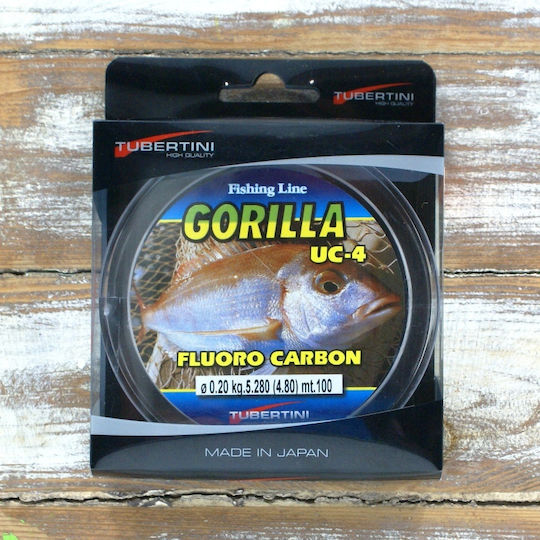 Tubertini Uc-4 Πετονιά Ψαρέματος Fluorocarbon Διάφανη 100m / 0.3mm