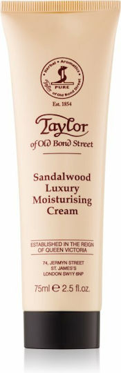 Taylor of Old Bond Street Sandalwood Moisturising Cream Men's Cream Face 75ml