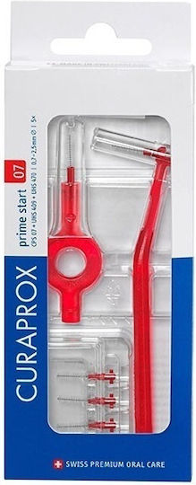 Curaprox Prime Refill CPS07 Аксесоари за междузъбни четки 2.5мм Червен 8бр