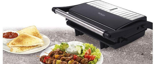 Sogo Sandwichmaker Grill 1000W Schwarz
