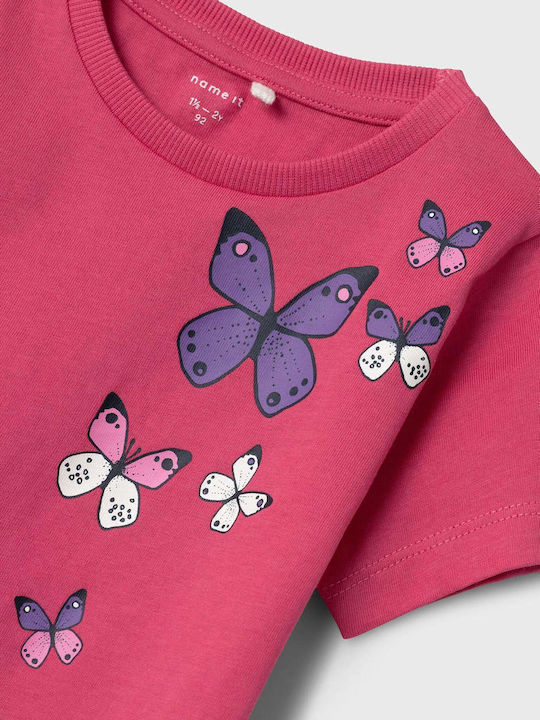 Tricou pentru copii Fuchsia