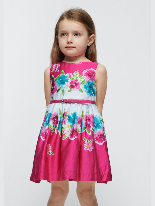 Mayoral Παιδικό Φόρεμα Φούξια