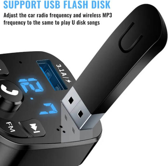 Apex FM предавател за кола с Bluetooth / USB