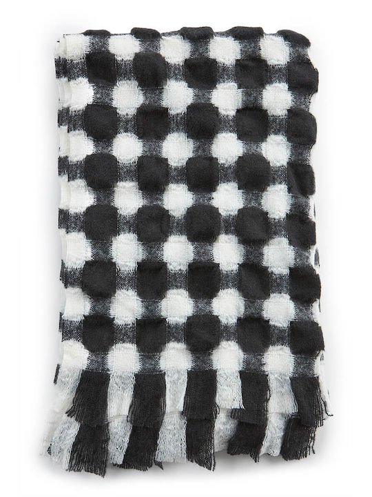 Verde Women's Wool Scarf Black