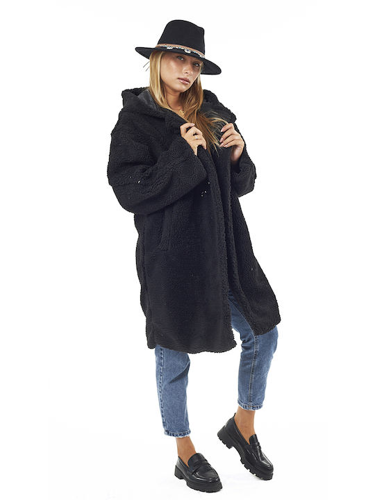 Scurtă Blană de damă Black